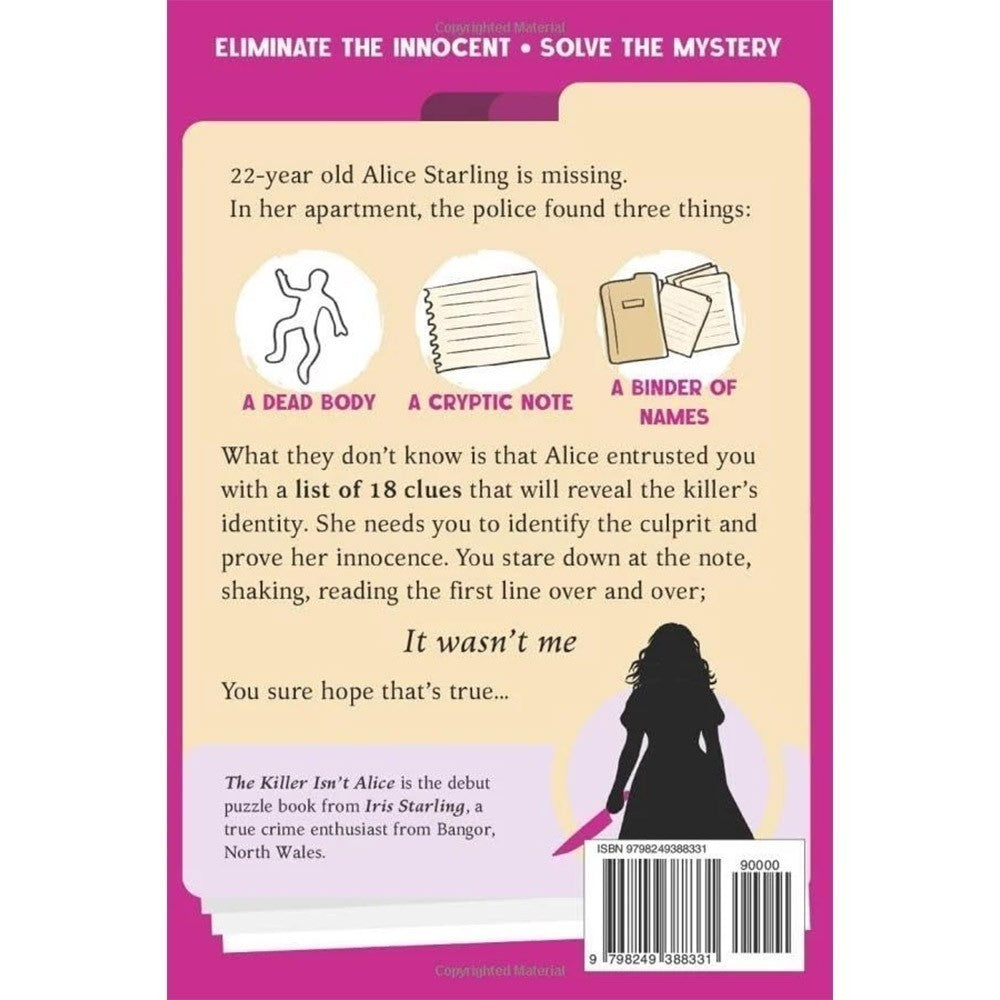 NEW The Killer Isn't Alice: the 46,600 Suspects 18 Clues Murder Mystery Puzzle*