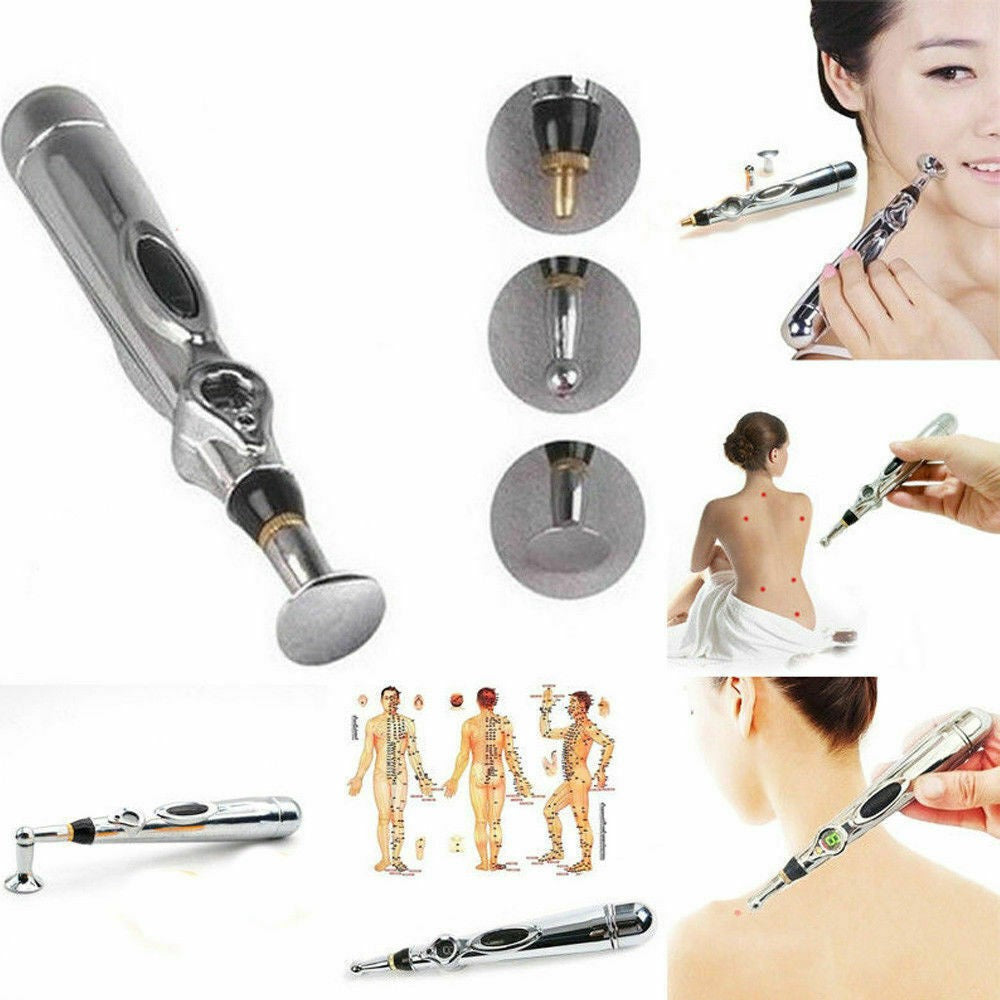 Electronic Acupuncture Massage Pen Meridian Therapy Pain Relief Energy Tool UK