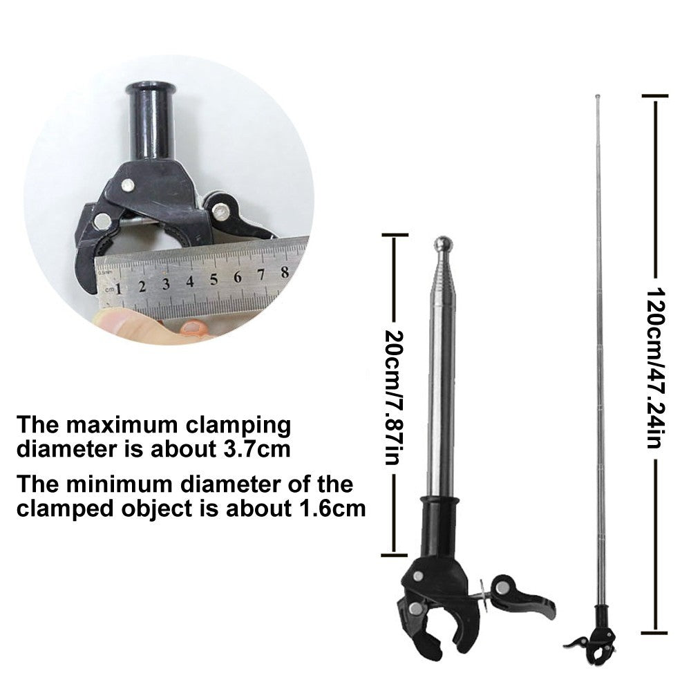 Adjustable Car Flag Pole Holder for Bike Car Truck Boat Durable Windproof UK