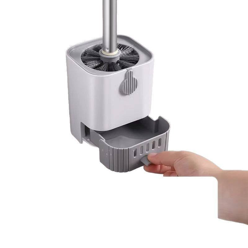 Bristle Toilet Brush &Holder Set Cleaning Brush Bathroom WC Base