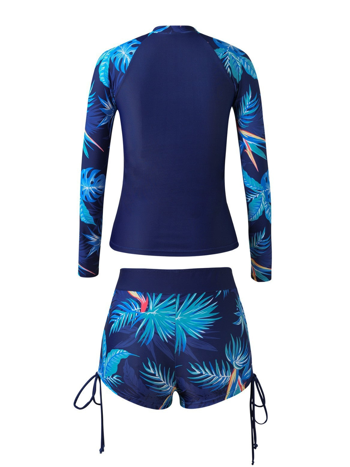 Women's Long Sleeve UV Protection Surfing Rash Guard Vest Top Swimming Short