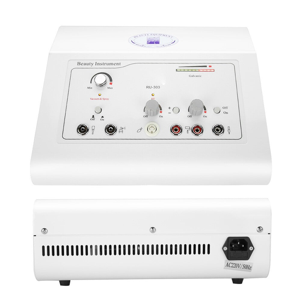High Frequency Galvanic Vacuum Spray Facial Beauty Machine Vacuum Spray