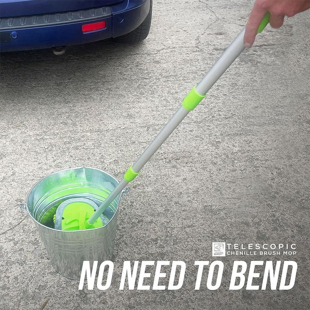 Adjustable Long Handle Telescopic Car Wash Brush Mop Vehicle Cleaning Tool Kit