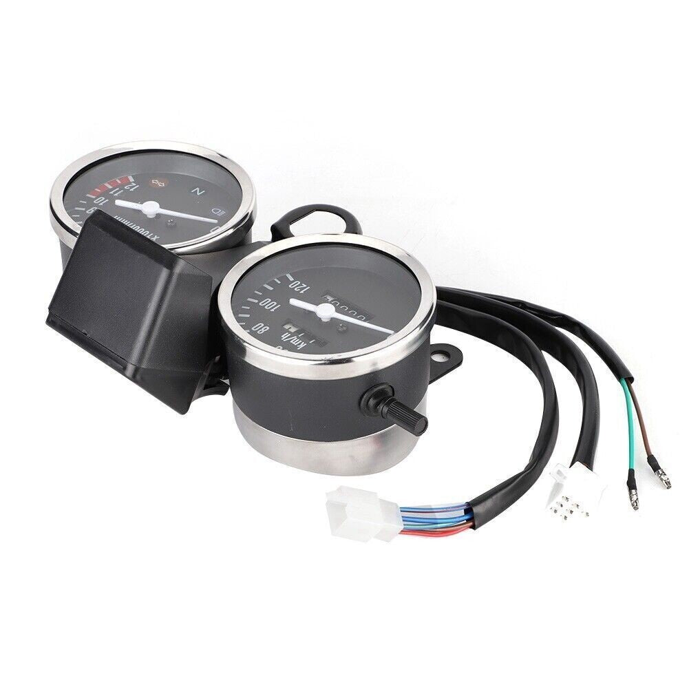 Motorcycle Modified LED Speedometer Odometer Tachometer Gauge for Suzuki GN125