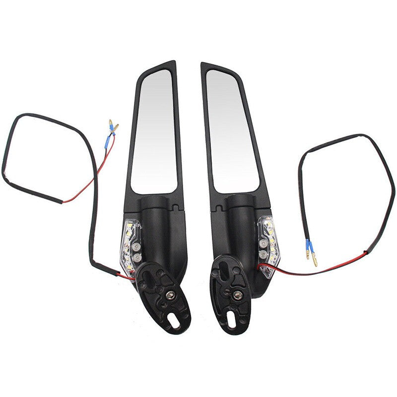 Stealth Side Mirrors with Turn Signals for Honda CBR1000RR Fireblade (2008–2011)