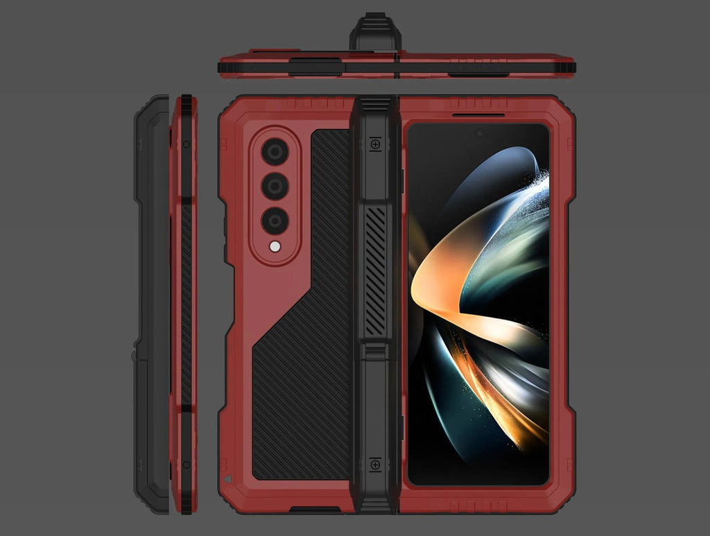 For Samsung Galaxy Z Fold 7 6 5 4 Metal Aluminum Shockproof Armor Case Cover