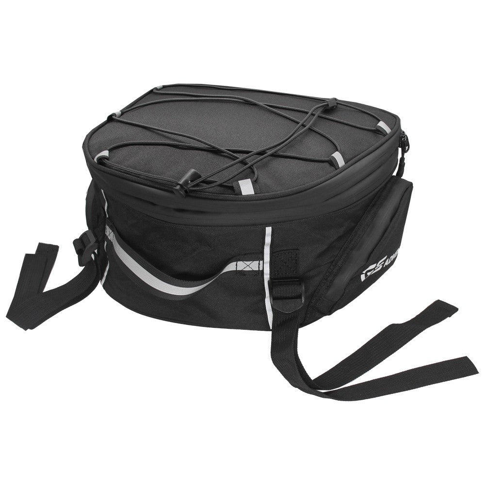 Motorcycle Helmet Tail Bag Luggage Pack Seat  Waterproof Rear Box Storage Saddle