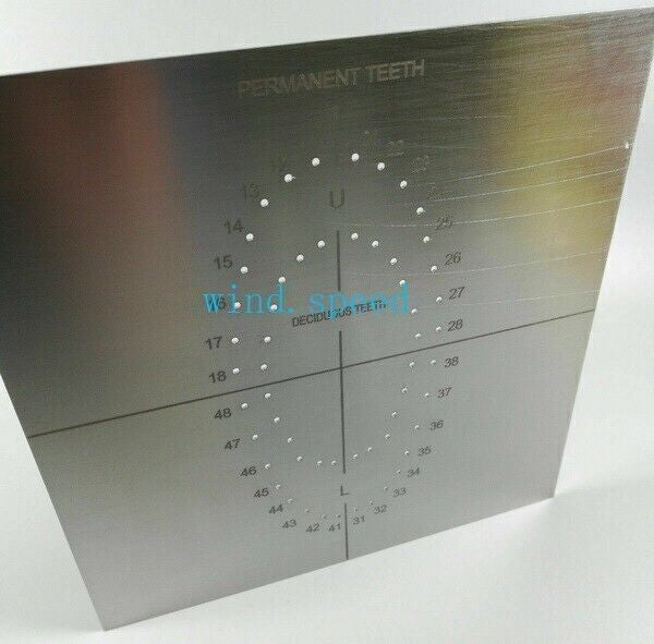 UK 1 Pc Dental Rubber Dam Template Oral Dams Punch Hole Quality Guaranteed Metal
