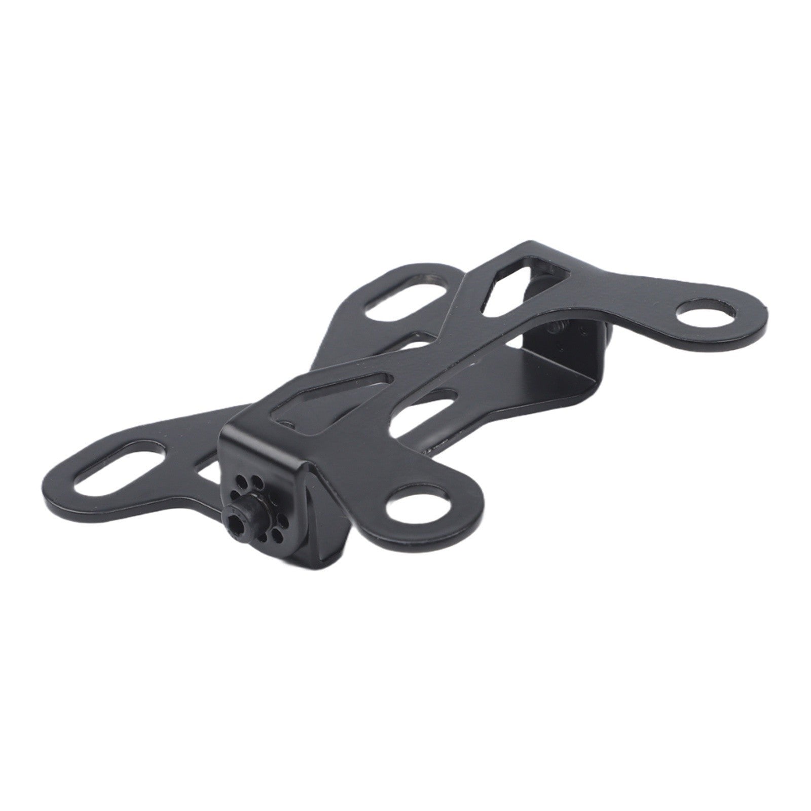 Sleek Black Motorcycle Instrument Bracket for Easy Speedometer Fitment