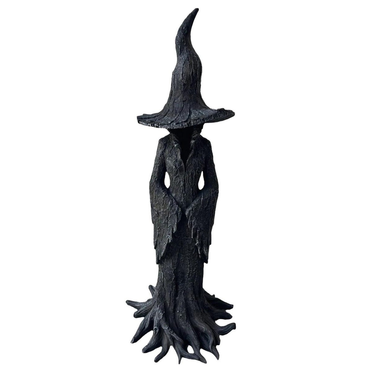 Halloween Witch Statue Standing Resin Sculpture for Entertainment Home Party.*