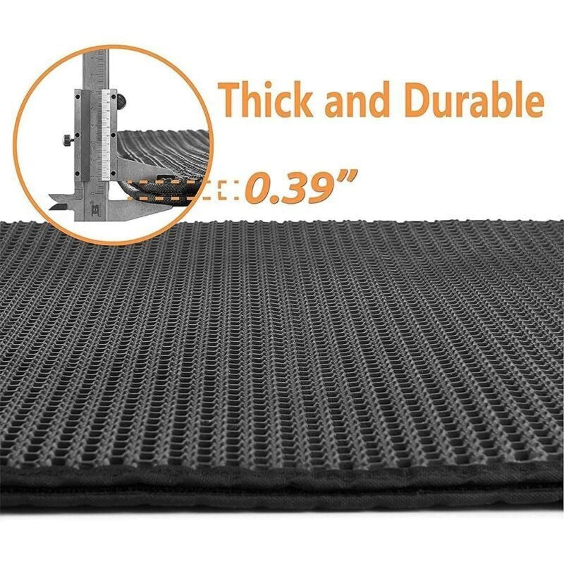 Large Honeycomb Cat Litter Mat 75x55cm, Double Layer Tray Pad with Big Holes