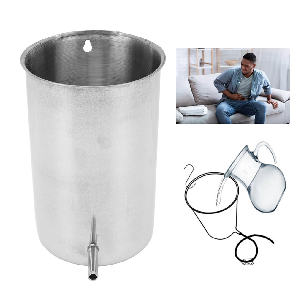 Home Use Colon Cleaning Enema Bucket Portable Wash Bucket Health Care Tool
