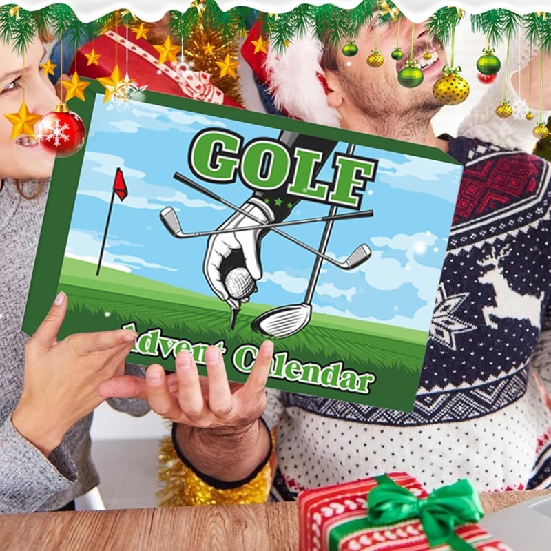Golf Advent Calendar 2025, 24 Days Christmas Countdown Calendar with Golf Balls~