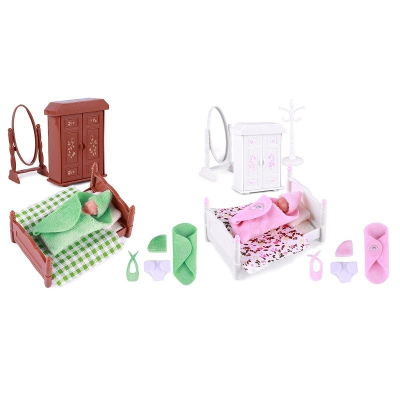 Miniature Silicone Baby Doll 3Inch Reborns for Kids Interactive Roleplaying Game