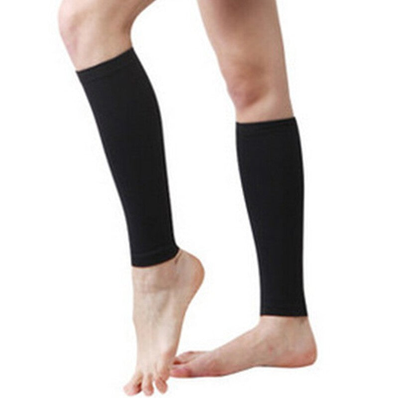 Knee Sleeve Leg Support Stockings Varicose Veins Calf Compression Brace Gym Sock