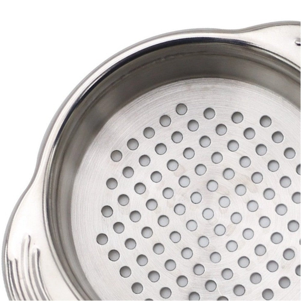 Stainless Steel Tuna Press Lids Non-slip Fruit Can Strainer  Kitchen