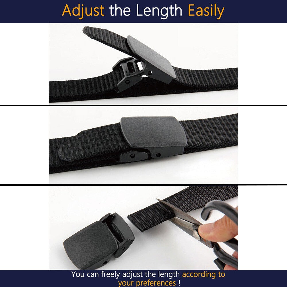 Quick Release Work Belt Tactical Men Army Webbing Nylon Military Waistbelt UK