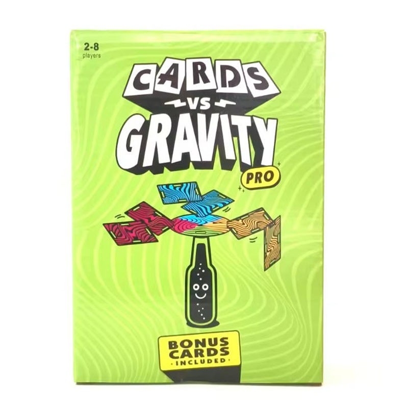 Cards vs. Gravity Pro The Gravity Defying Card-Balancing Game 2-8 Players Family