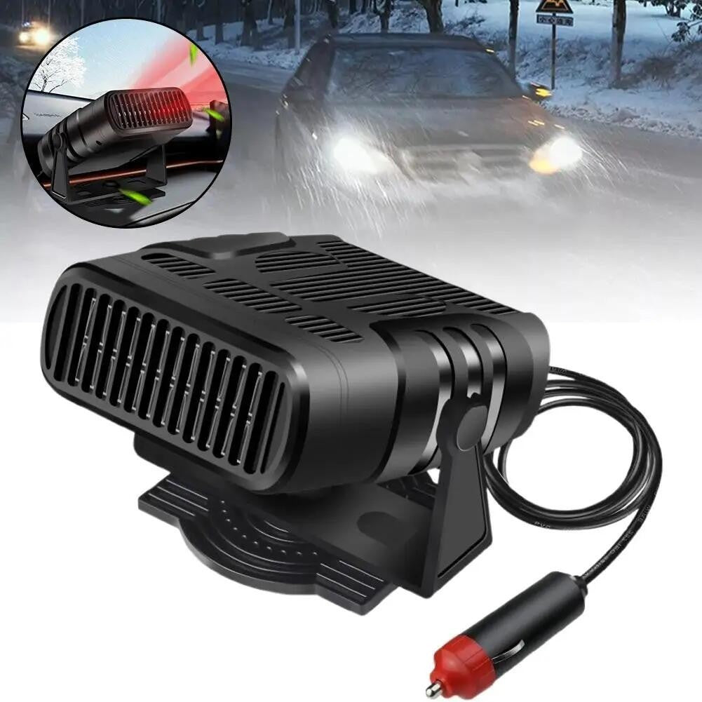 200W Car Heater Portable Electric Heating Fan Defogger Defroster Demister 24V UK