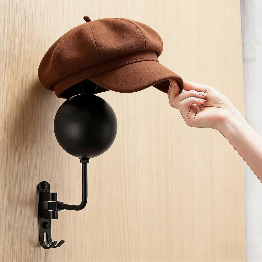 1-2Pcs Motorcycle Helmet Rack Holder Hat Display Stand Wall Mount Hook Hanger