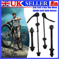 Bicycle Bike Wheel Axle/Cycle Spindle Front Or Rear Hollow Solid Quick-Release