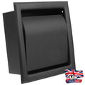 Stainless Steel Black Concealed Wall Mounted Toilet Roll Holder Tissue Paper Box