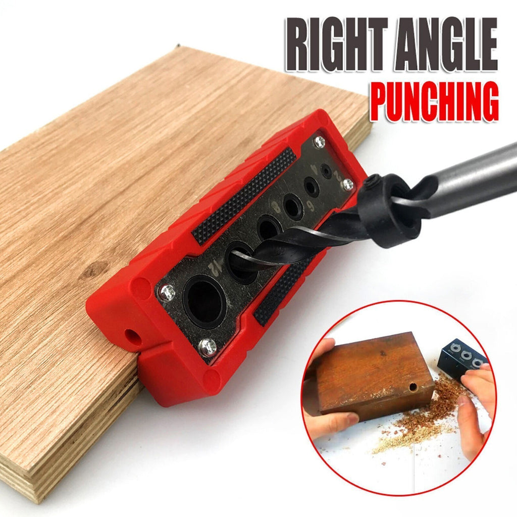 Woodworking Drilling Guide Handheld Drill Guide Drill Block Drilling Jig For 2mm