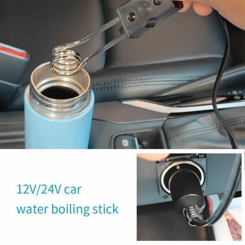 12V/24V Car Cup Mug Hot Water Heater Element Kettle For Coffee Tea Soup Drinks