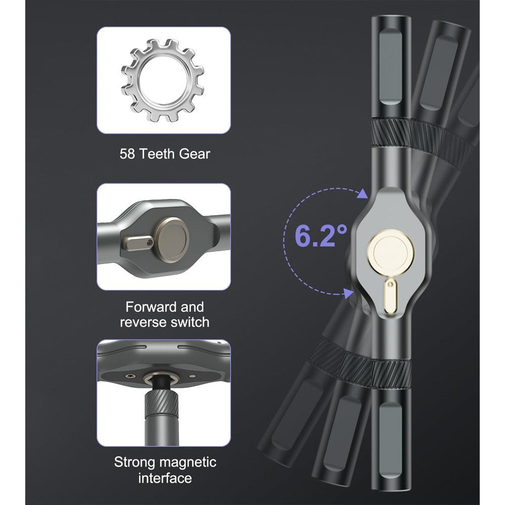 Magnetic Screwdriver Set, 24 in 1 DIY Ratchet Screwdriver Kit for Home Repair