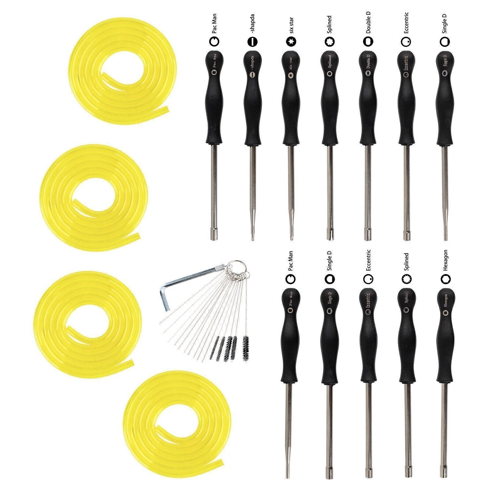 28PCS Tool Kit Chainsaw Craftsman Screwdriver Splined Carb Carburetor Adjusting