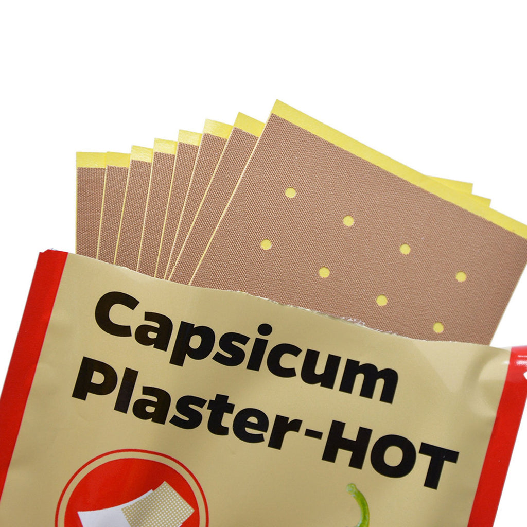 40pcs Pain Patches Capsaicin Extract Remove Discomfort Breathable Muscle Str