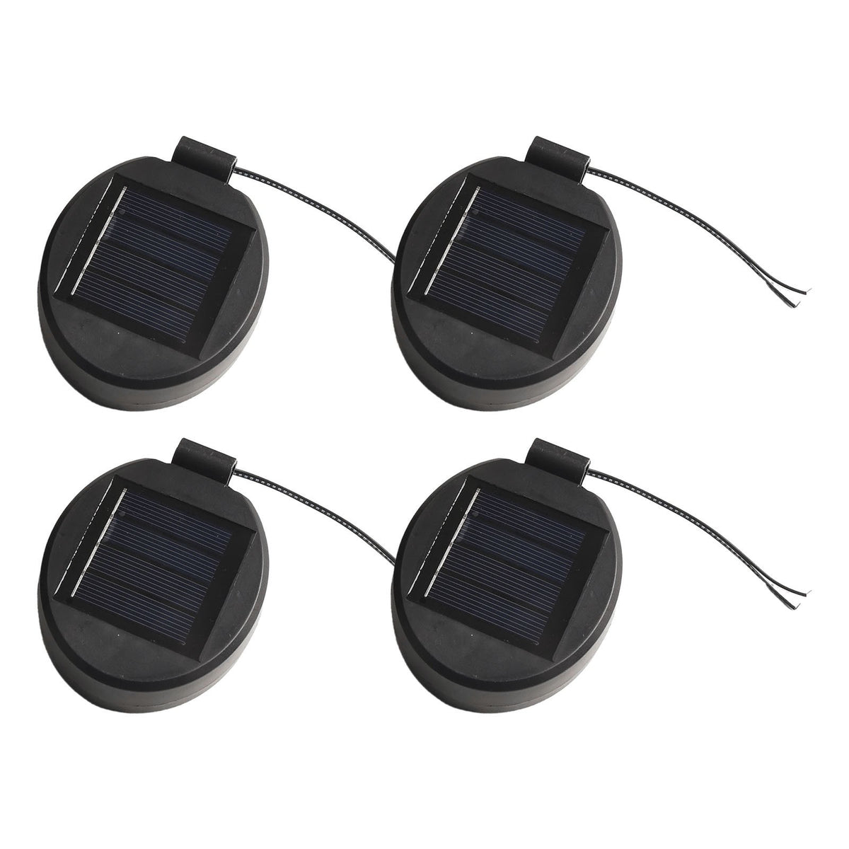 4Pcs Solar Replacement Box 120mA Solar Panel Power Unit For Outdoor Garden Light
