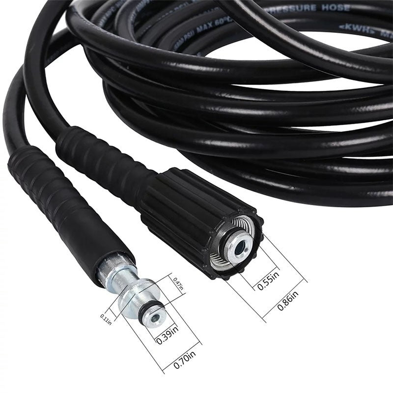 New Hose M22 High 14mm Power Thread Pressure Jet Lance Wash 2600PSI M14 Washer6m