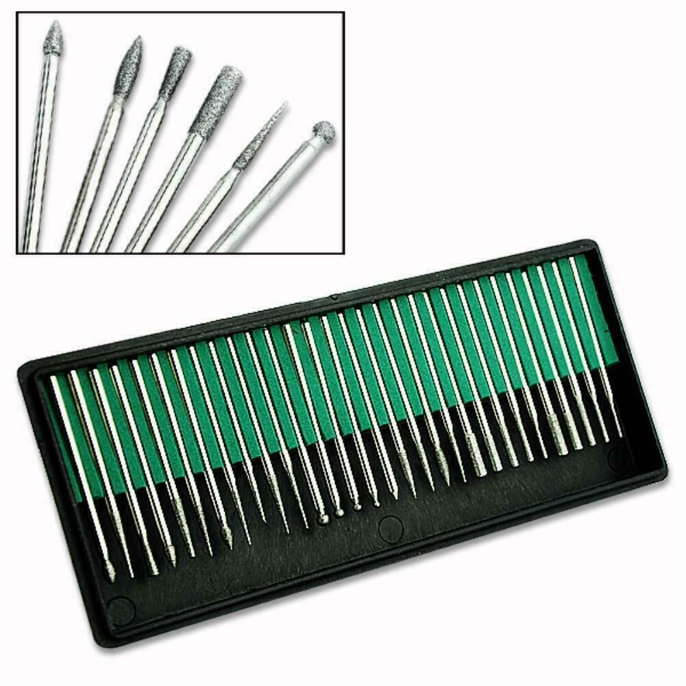 30PCS Bits Nail Art Electric File Drill  Replacement Manicure Pedicure Tools