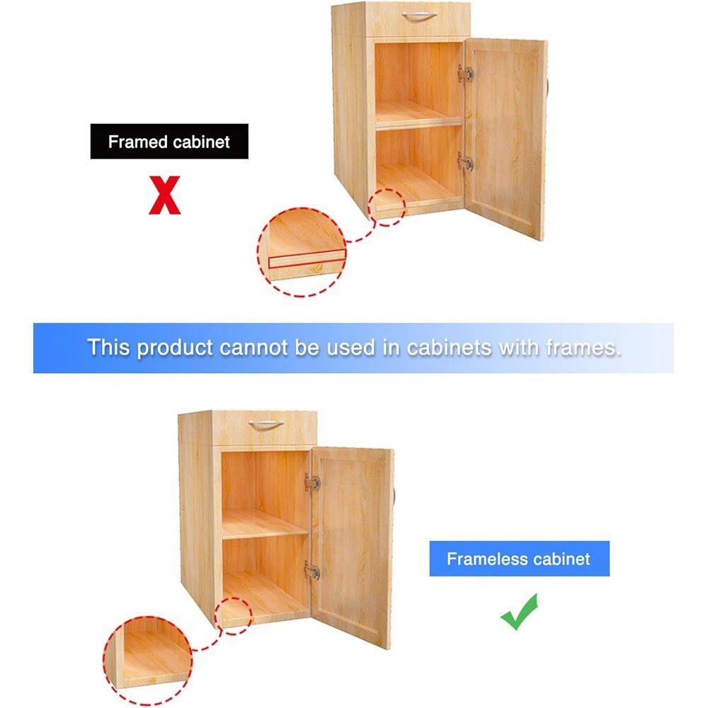 Extendable Pull Out Cabinet Organizer Slide Out Drawer Storage Shelves Kitchen