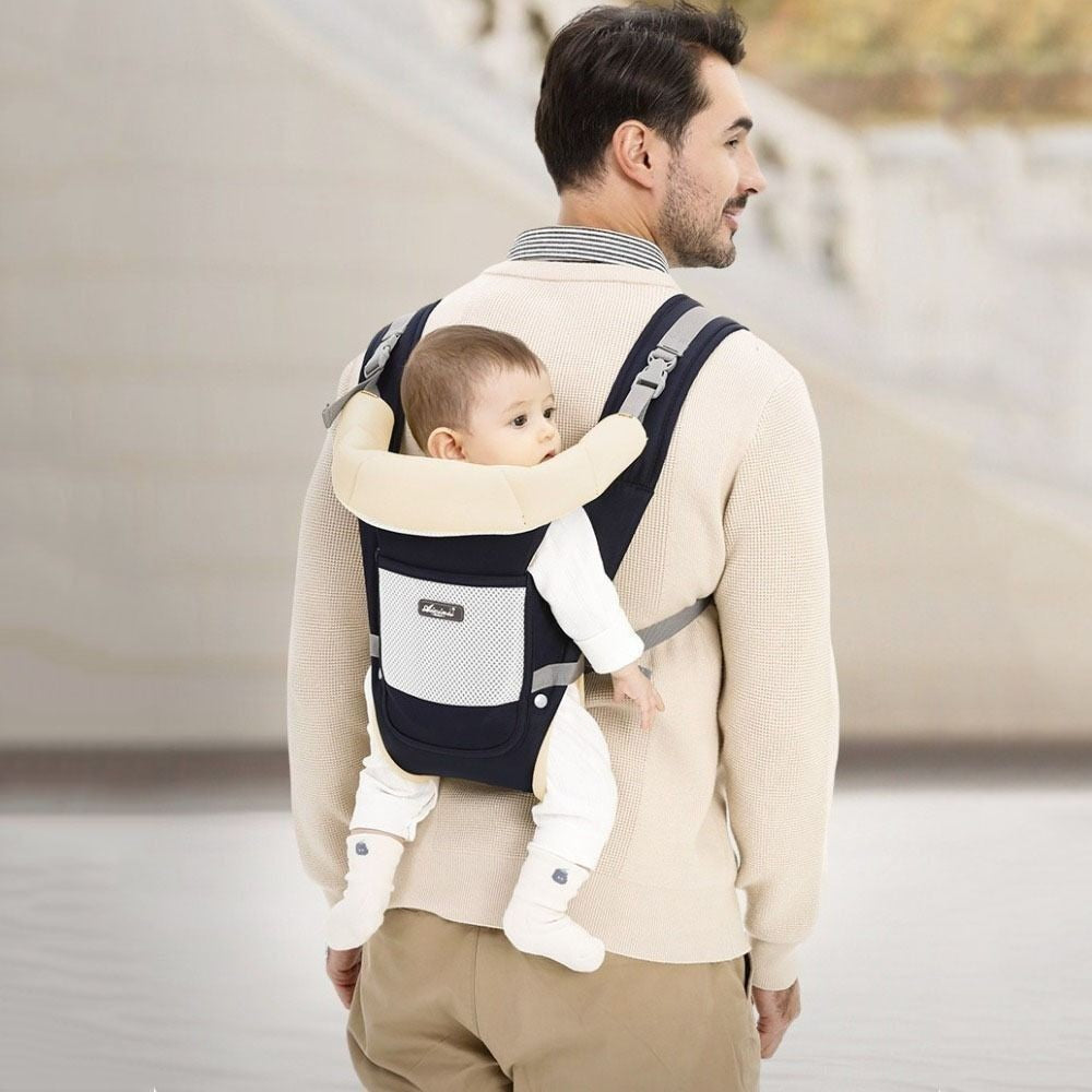 Ergonomic Baby Carrier Backpack Adjustable Head Support Baby Hipseat Carrier