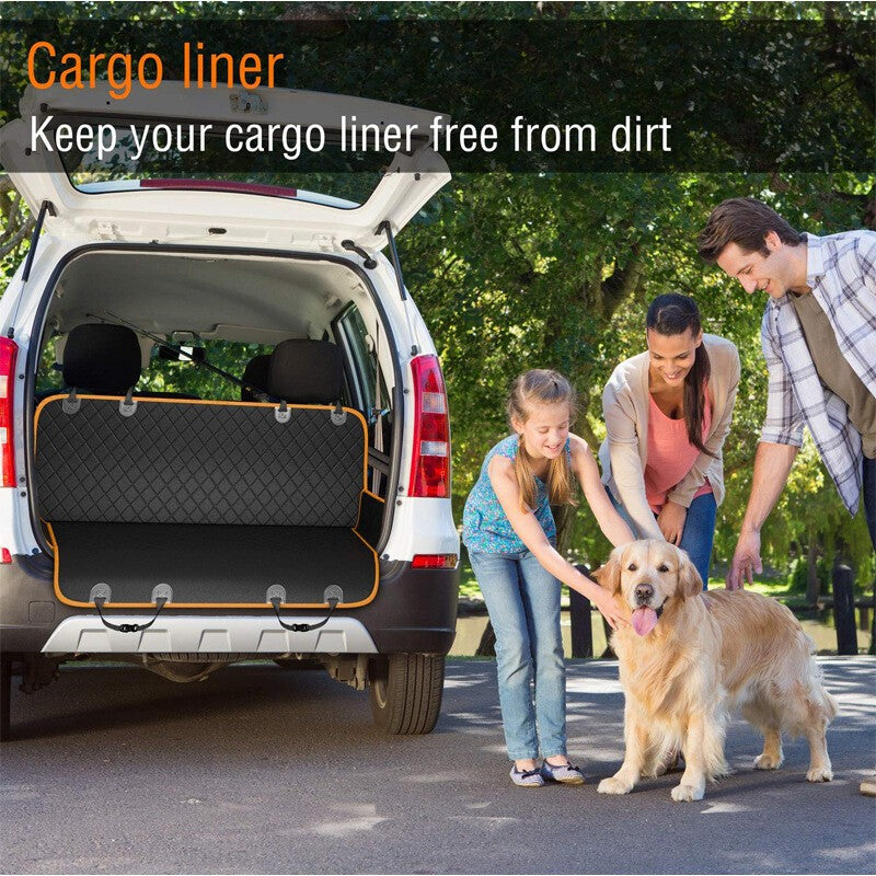 Pet Car Seat Cover Dog Safety Protector Mat Rear Back Seat Hammock Cushion UK