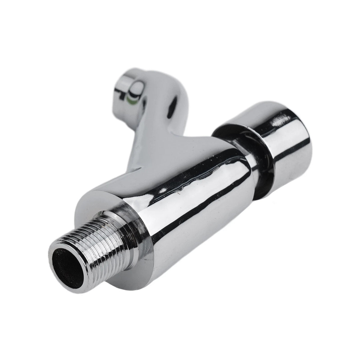 Wall Mounted Push Button Brass Cold Water Tap Bathroom Automatic Closing Faucet