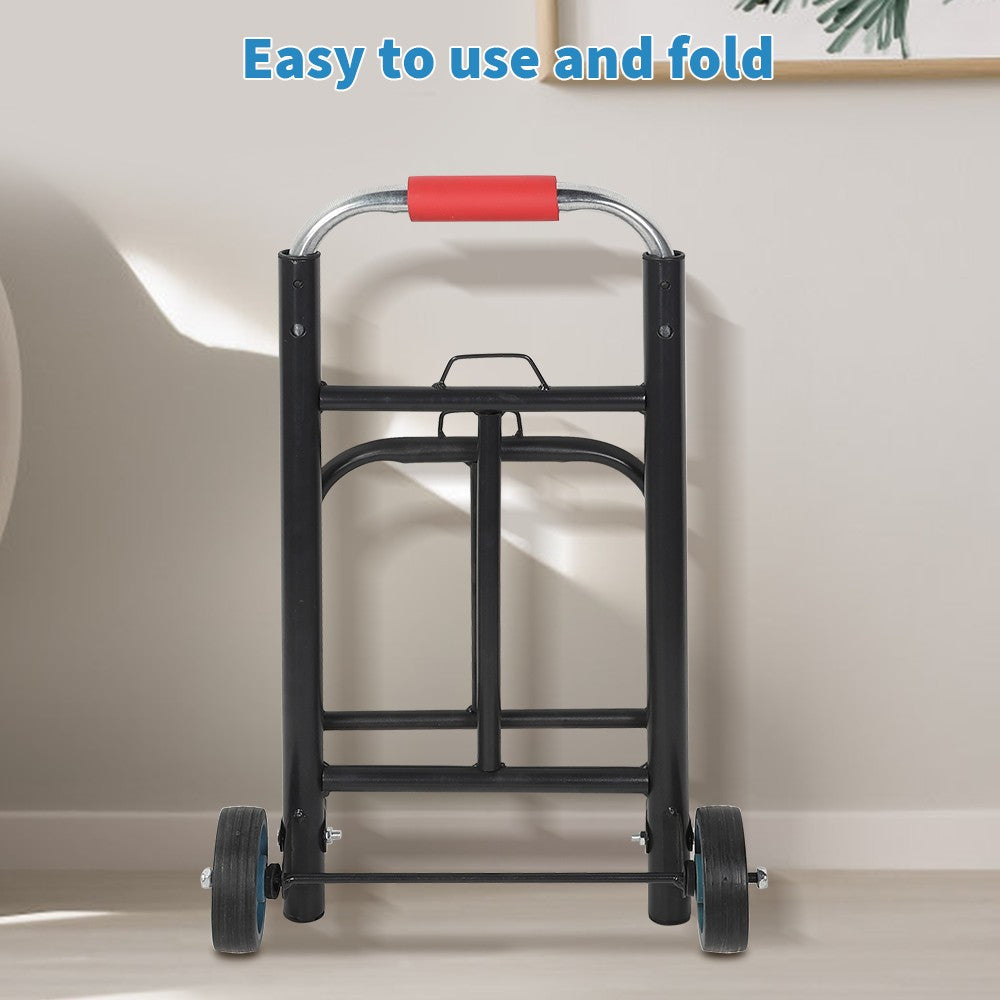 Heavy Duty Folding Lightweight Hand Sack Trolley Cart Wheel Truck Barrow UK NEW