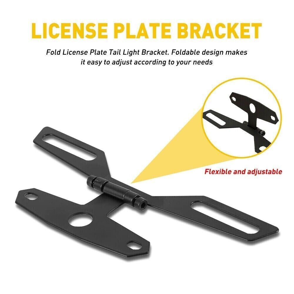 Universal Motorbike Motorcycle License Number Plate Holder Tail Tidy Bracket UK