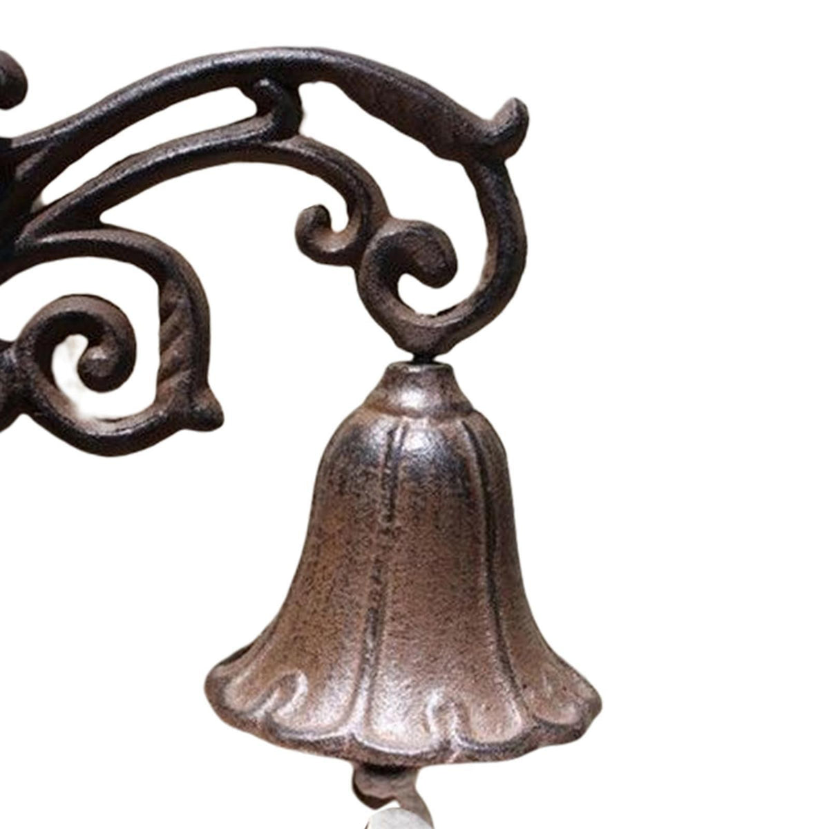 Wall Mounted Bell Vintage Cast Iron Door Gate Bell Garden Ornament Wall Bell