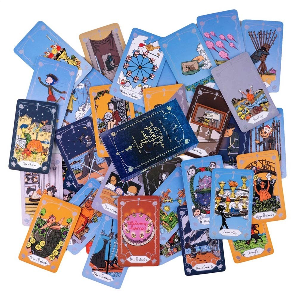 The Other Tarot A Coraline Tarot Deck With Guide Portable Divination Cards New