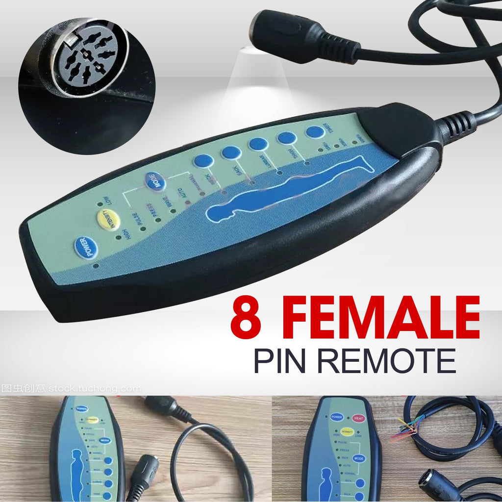 8 Female Pin Remote For Massage Power Lift Recliner Chair Hand Controller DC12V