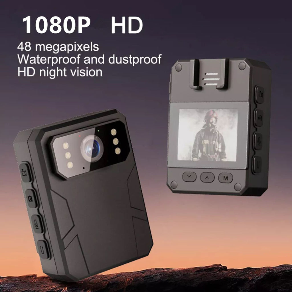 1080P HD Law Enforcement Cam Body Camera Recorder With Audio Night Vision Record