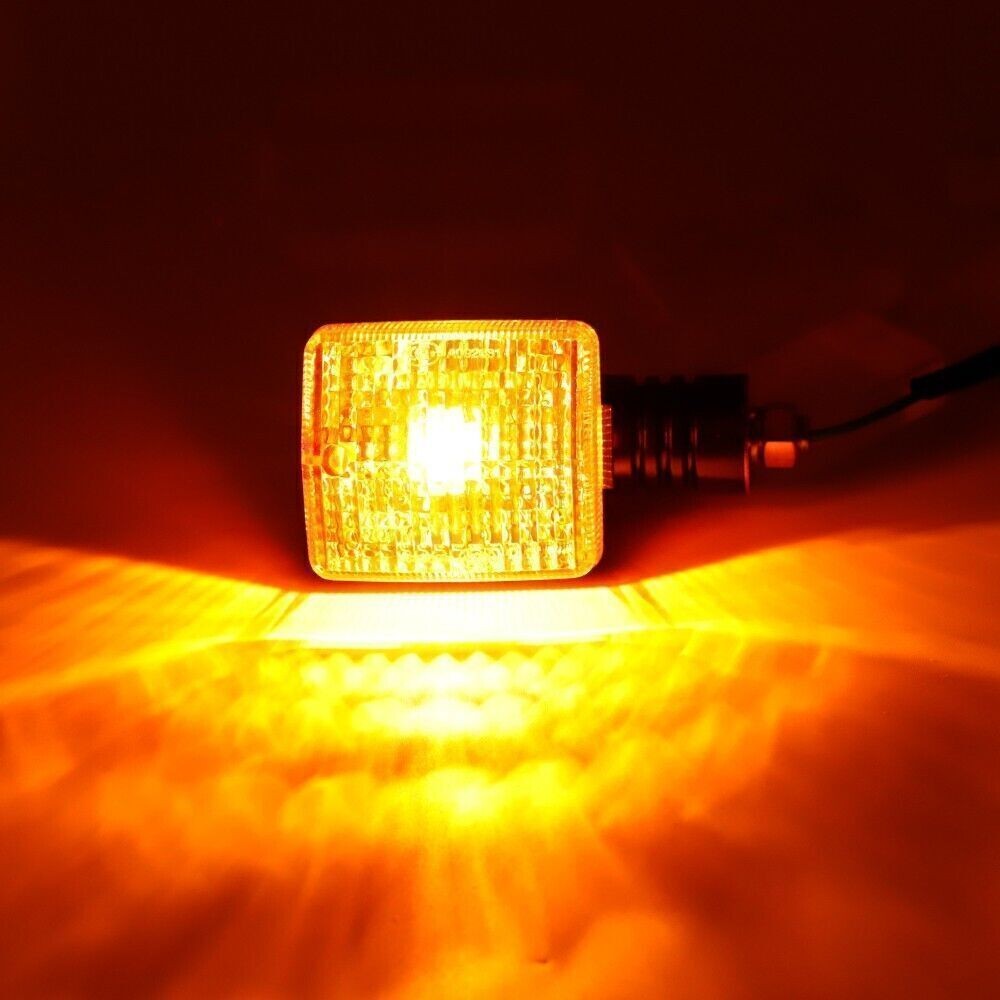 2x Motorcycle Turn Signal Light Indicators For Honda CB 125 250 500 Twin 750