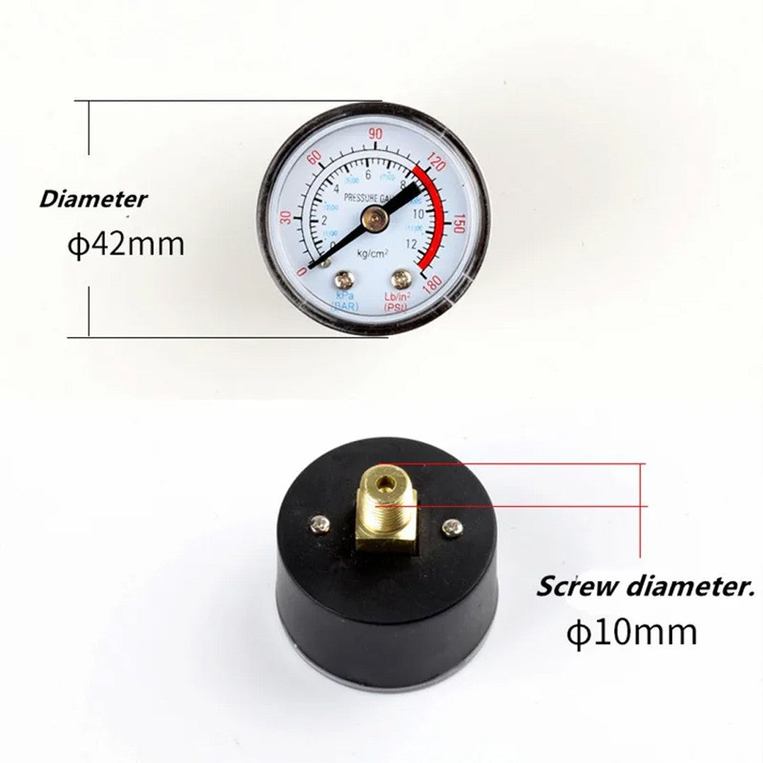 230V Pressure Switch Air Valve Manifold Compressor Control Regulator Gauges Tool