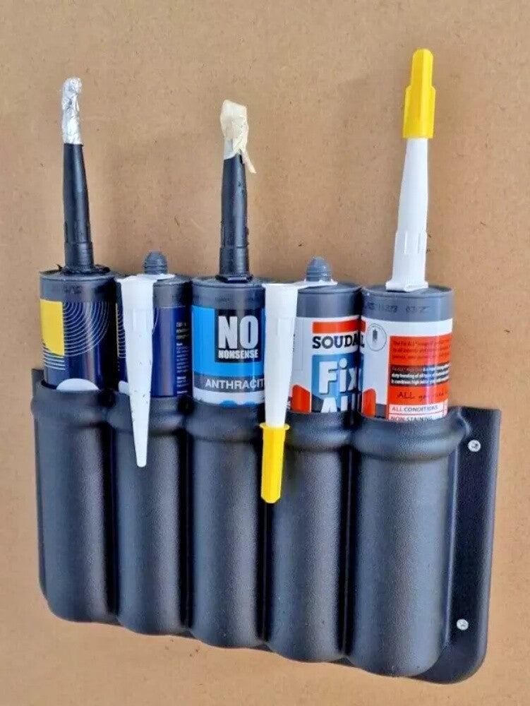 5Tube Holder Silicone Sealant Mastic Caulk Adhesive Tube For Van/Workshop/Garage