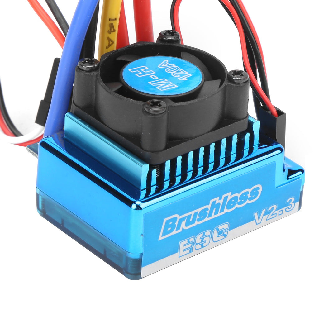 120A Brushless ESC Electric Speed Controller For 1/10 1/12 Remote Control BS