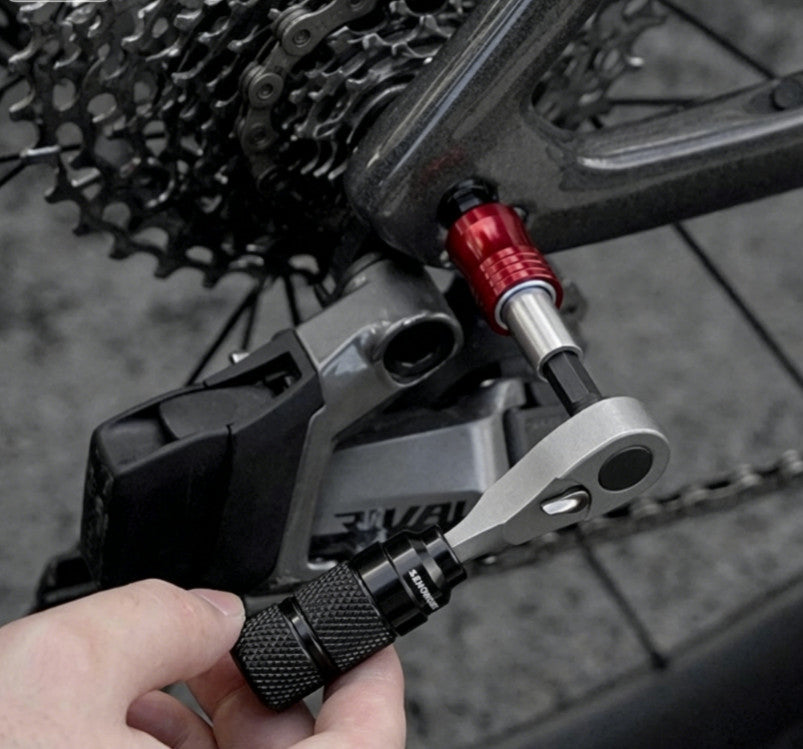Magnetic Ratchet Wrench Tool Kit Bike Repair Multi Tool Repair Kit