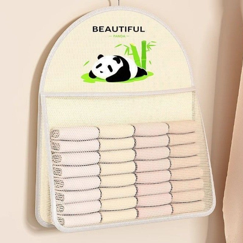 Underwear Sock Bra Organizer Mesh Storage Bag Closet Hang Holder Dormitory Home